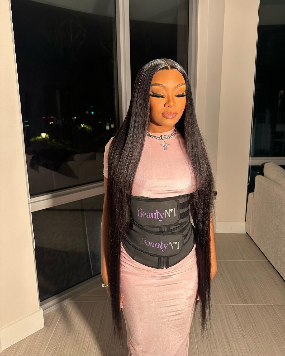Raw Black HD Full Lace Wig 40”-42” (Same Day)