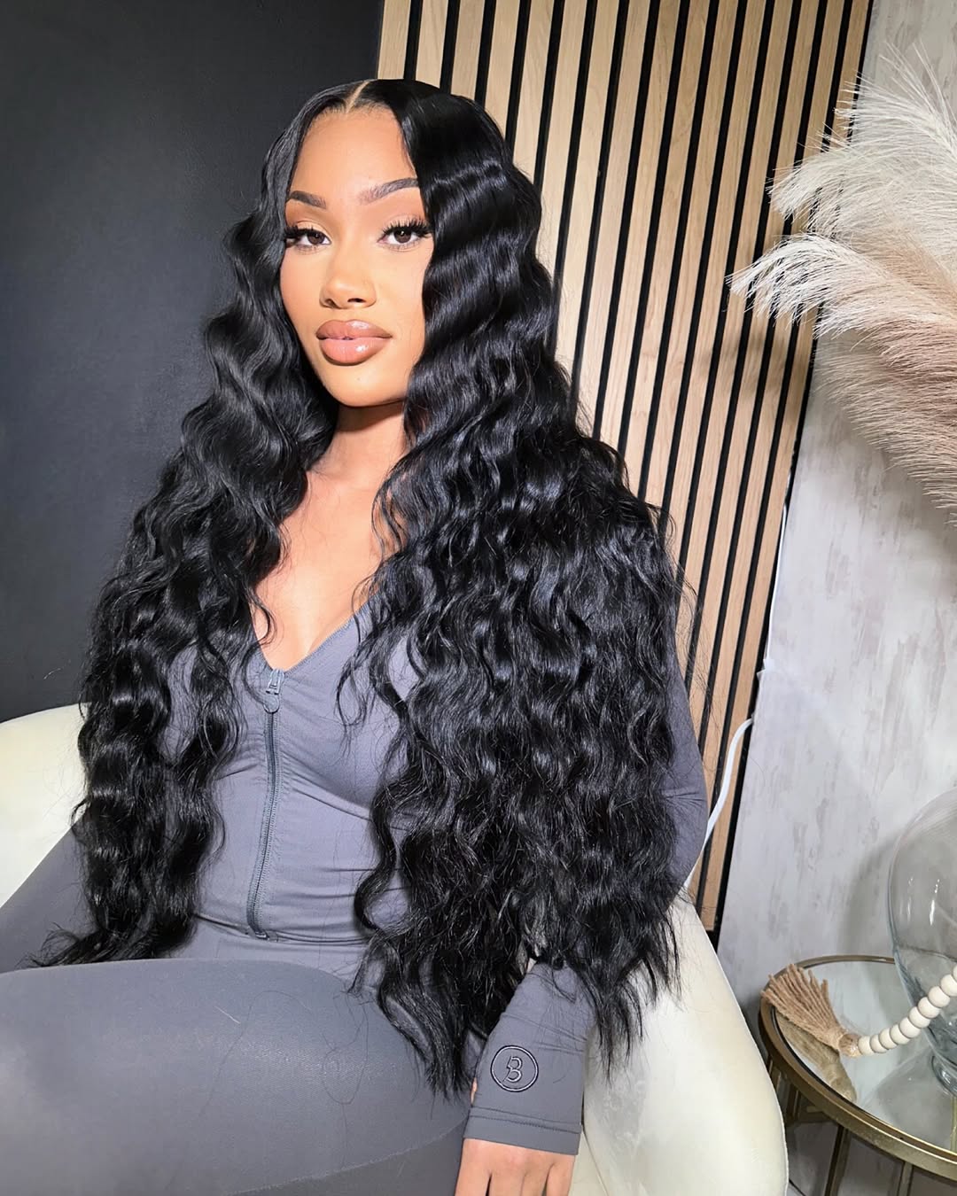 13X6 HD Temple Maui Wave Frontal Wig 34”
