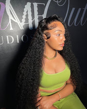 13X4 HD Deep Curly Frontal Wig 20”-26”~ Small Cap (Same Day)