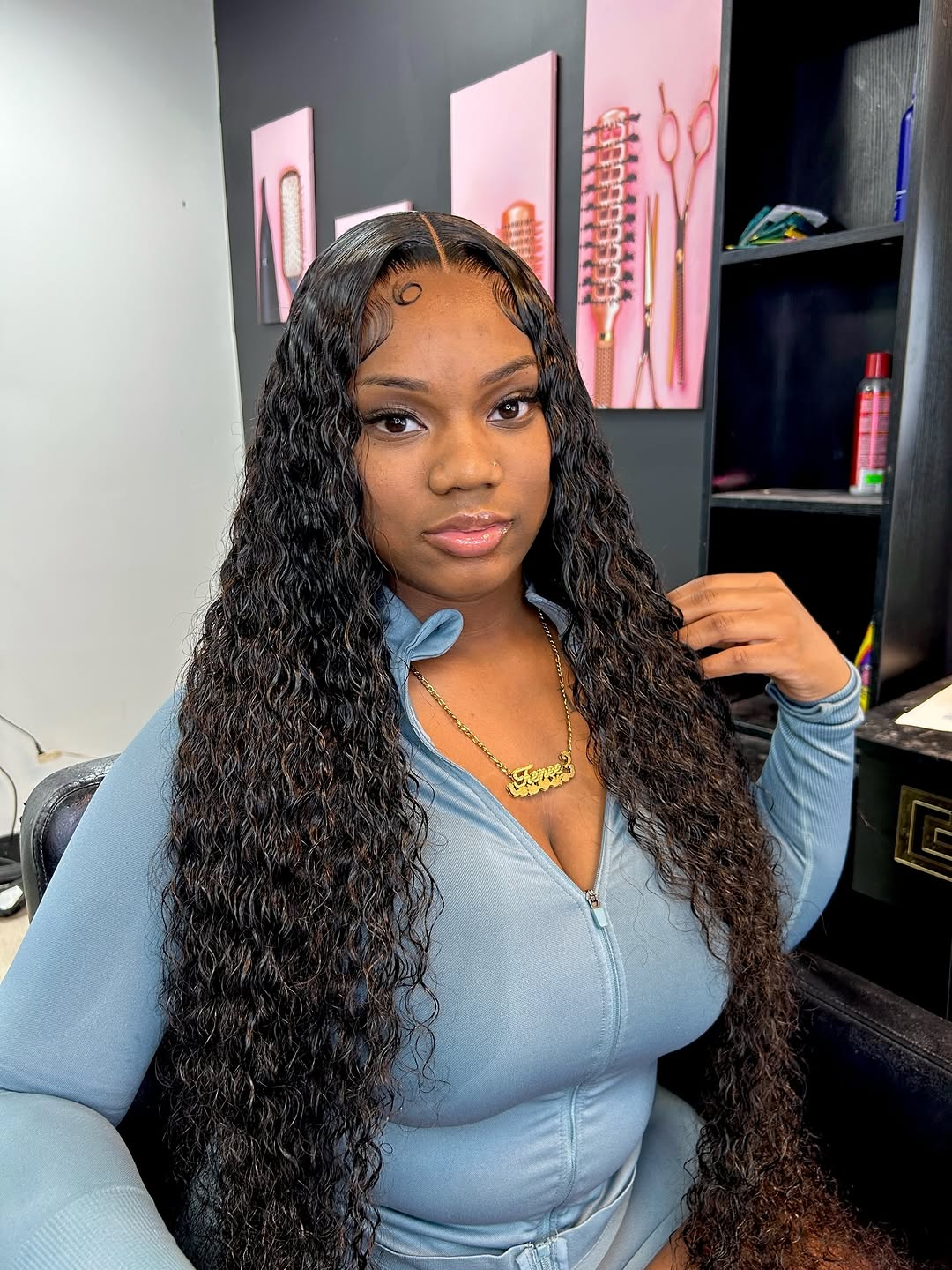 5X5 Film HD Tahiti Curl Closure Wig 28”-36” ~ HAIR ON HAND
