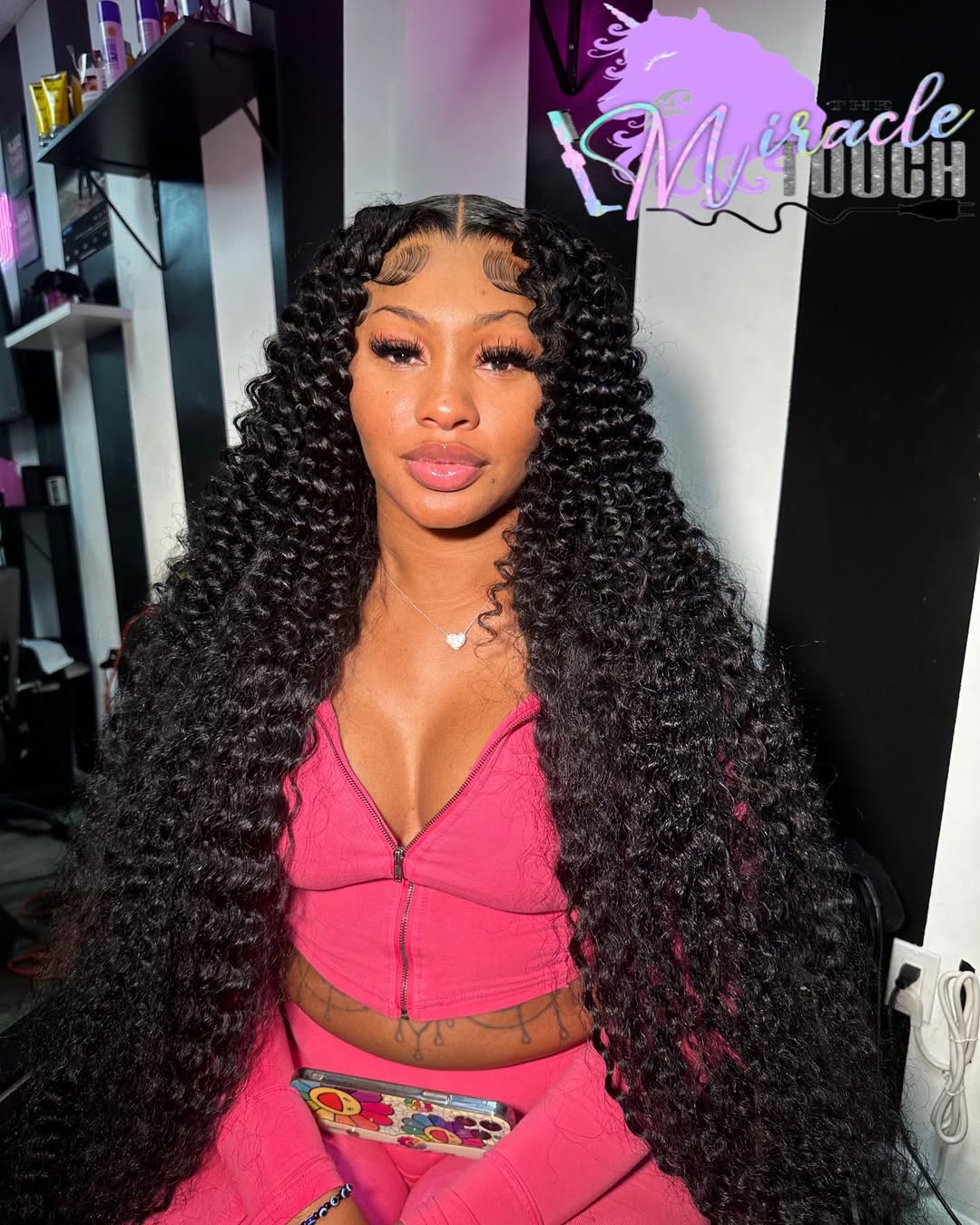 13X6 Film HD Deep Curly Frontal Wig 36” 200% Density