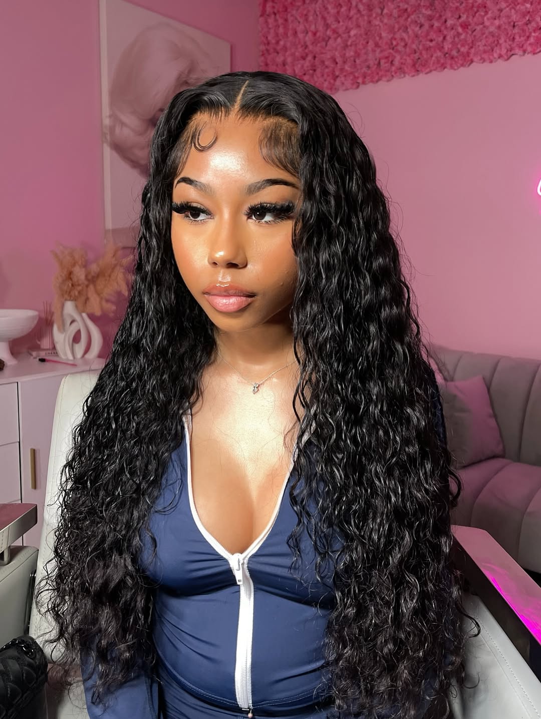 13X4 HD Deep Wavy Frontal Wig 30”