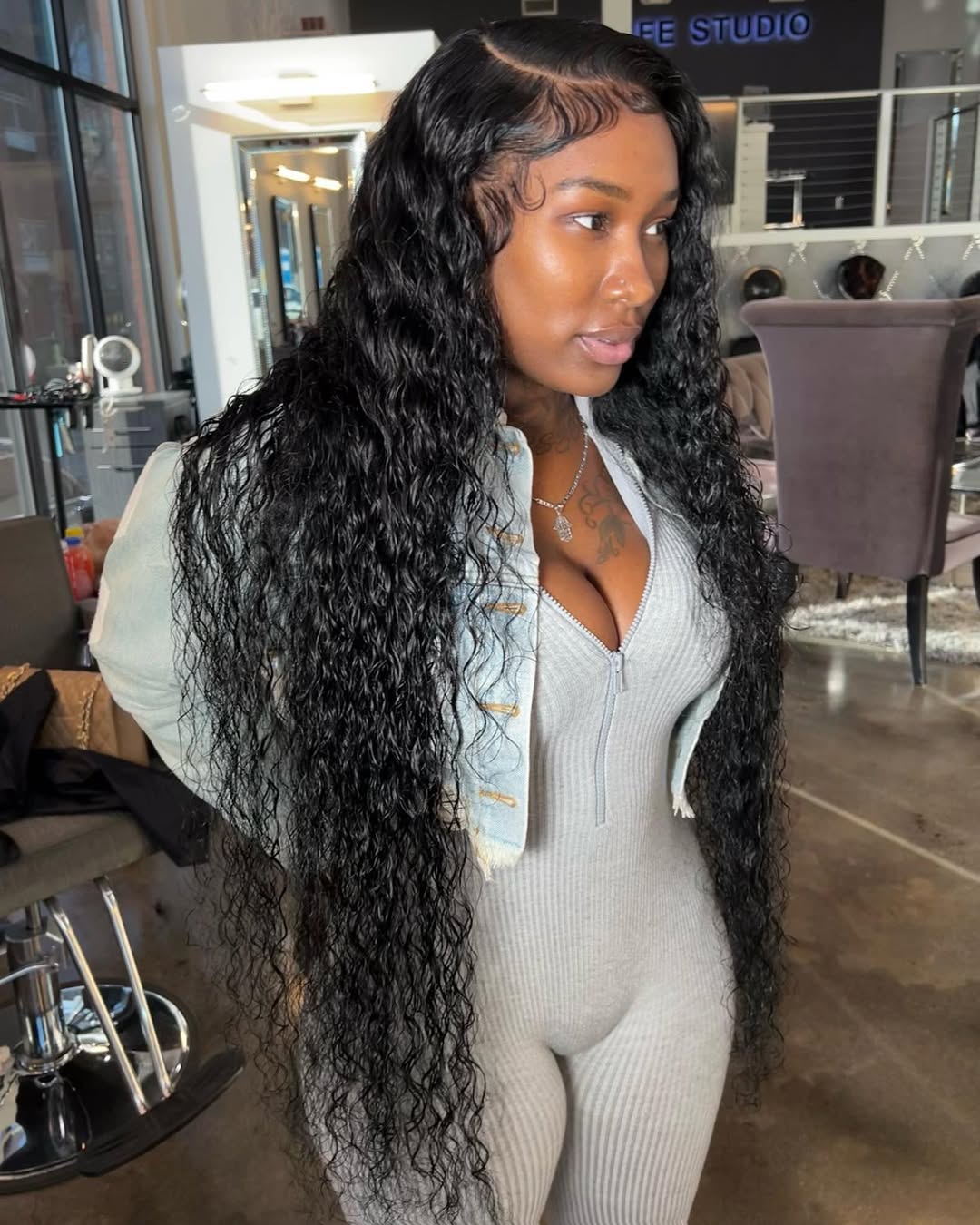 13X6 HD Ibiza Curl Frontal Wig 36” (Large Cap) ~ HAIR ON HAND