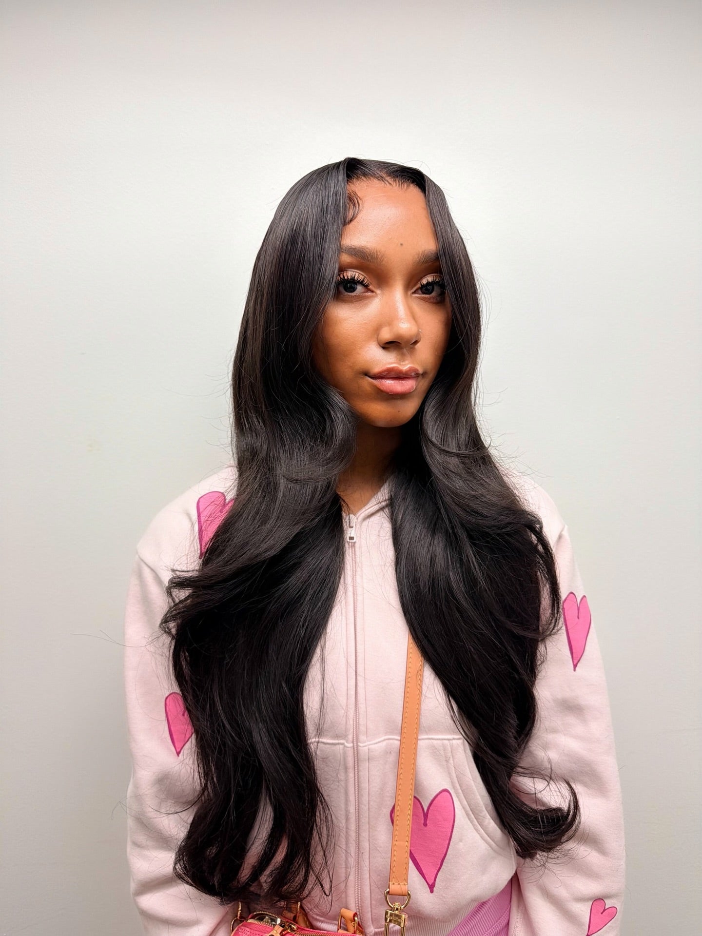 13X4 Middle Part Lace Front Wig 24”