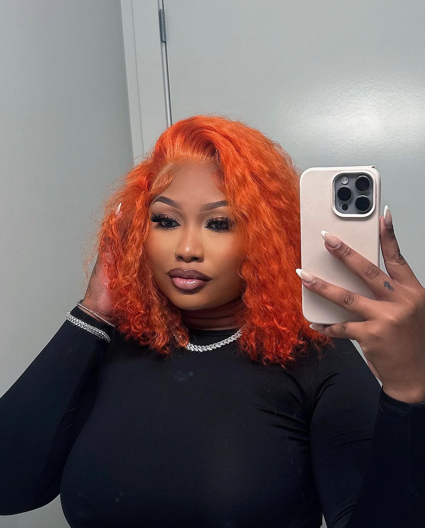 13X4 Transparent Blonde Deep Wave Wig ($100OFF)