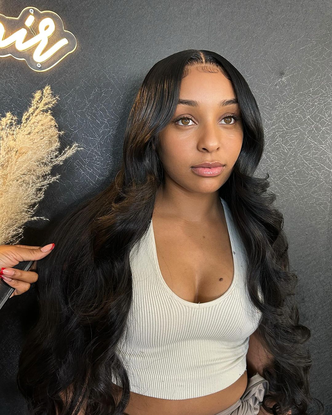 13X4 Middle Part Lace Front Wig 24” (Same Day)