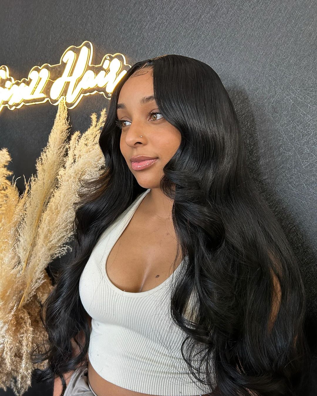 13X4 Middle Part Lace Front Wig 24” (Same Day)