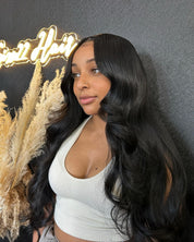 13X4 Middle Part Lace Front Wig 24” (Same Day)