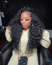 13X6 HD Water Wave Frontal Wig 24” (Same Day)