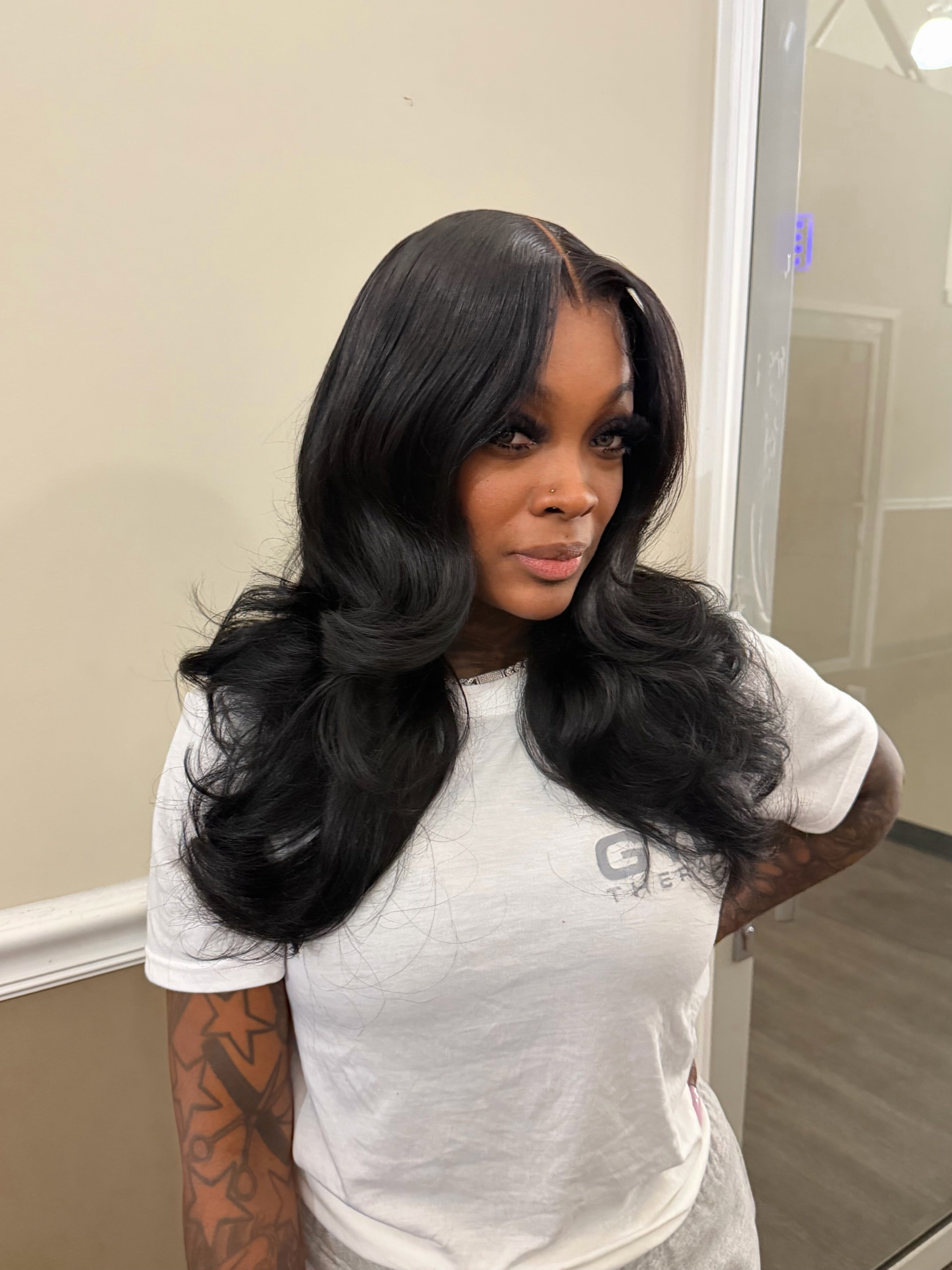 13X6 HD Bali Wave Frontal Wig 24” ~ Medium Cap