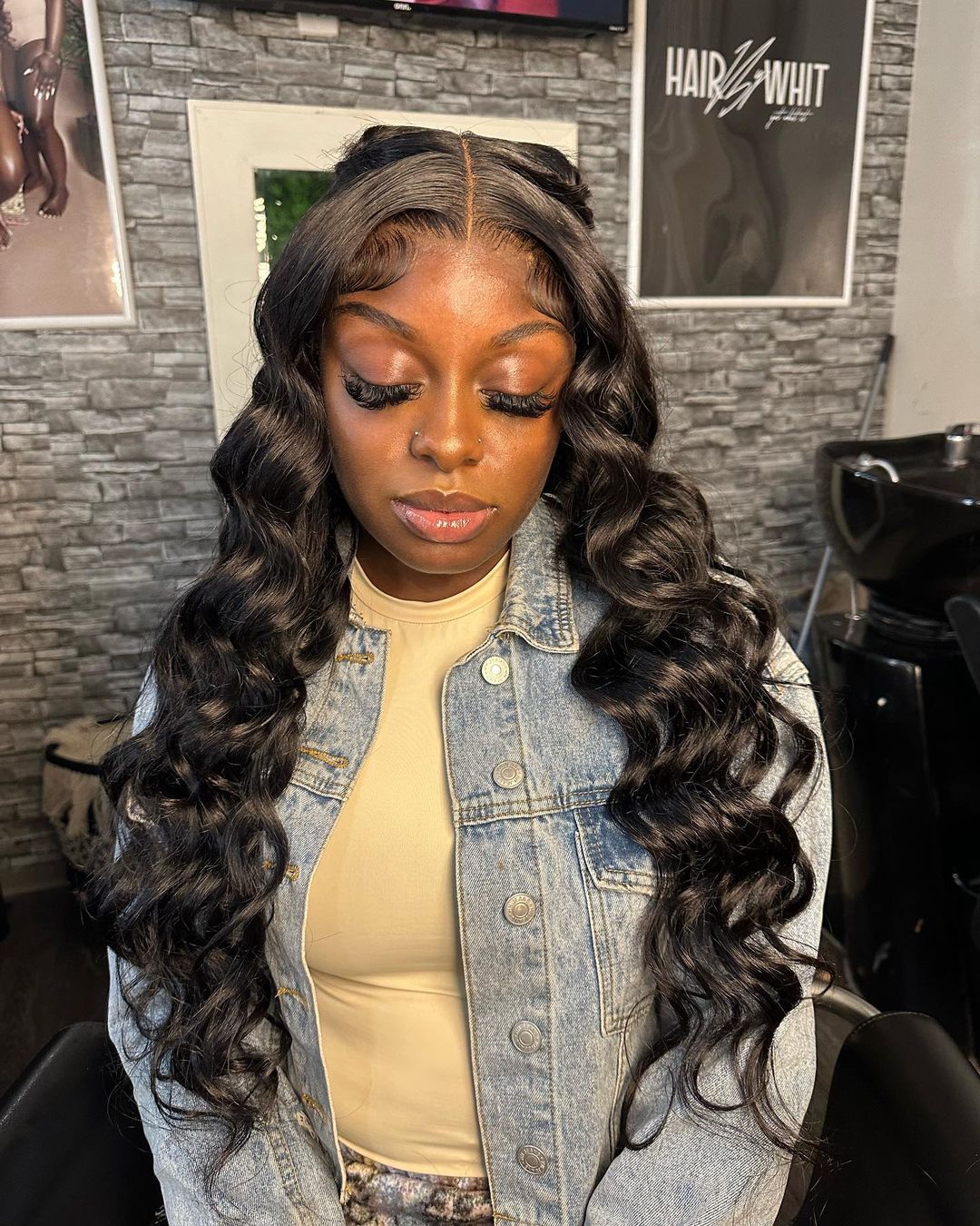 5X5 Transparent Loose Wave Closure Wig 32” (Same Day)