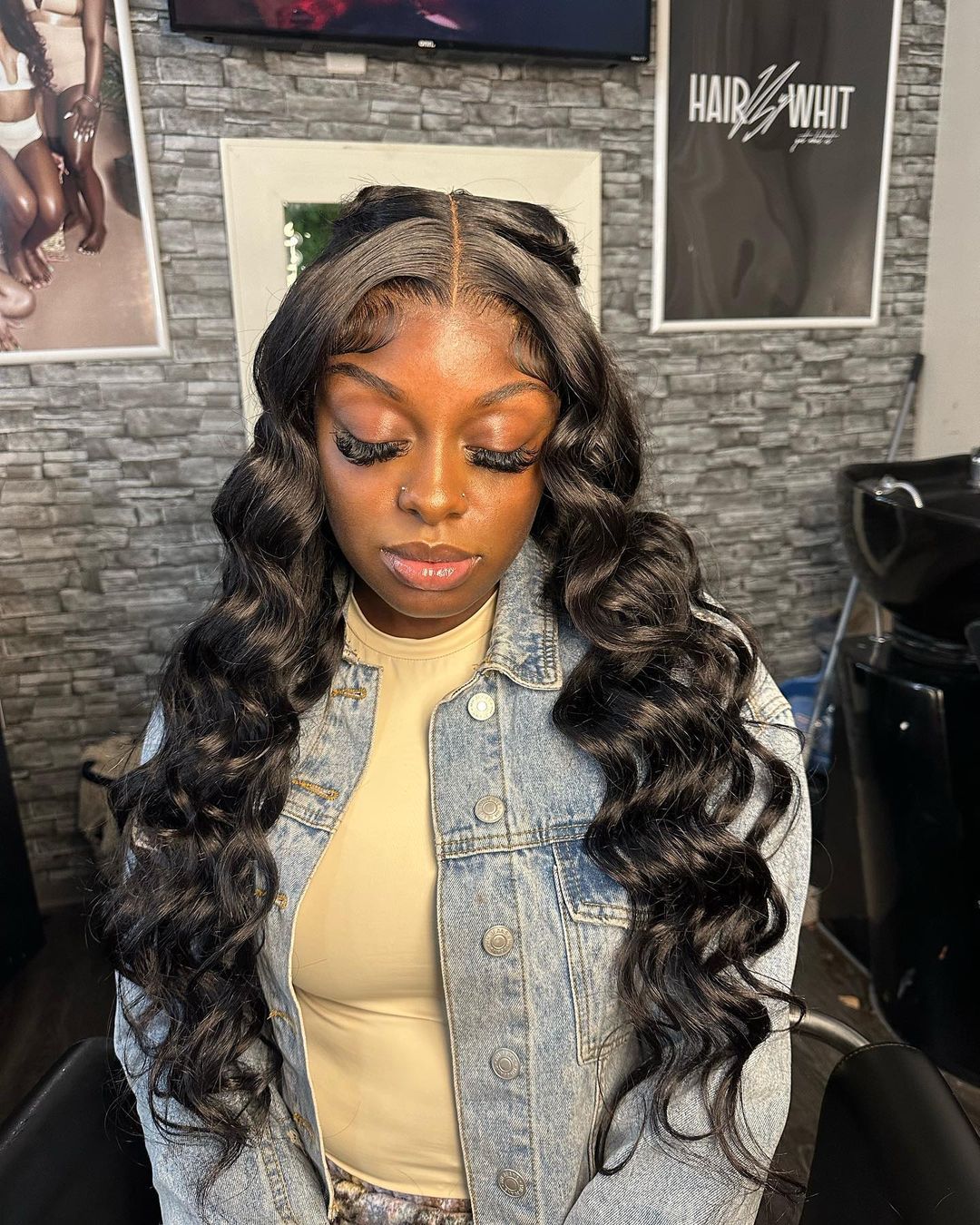 5X5 Transparent Loose Wave Closure Wig 32” (Same Day)