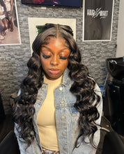 5X5 Transparent Loose Wave Closure Wig 32” (Same Day)