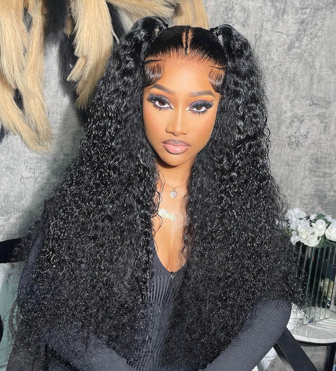 13X6 HD Deep Wavy Frontal Wig 24”-30” (Same Day)