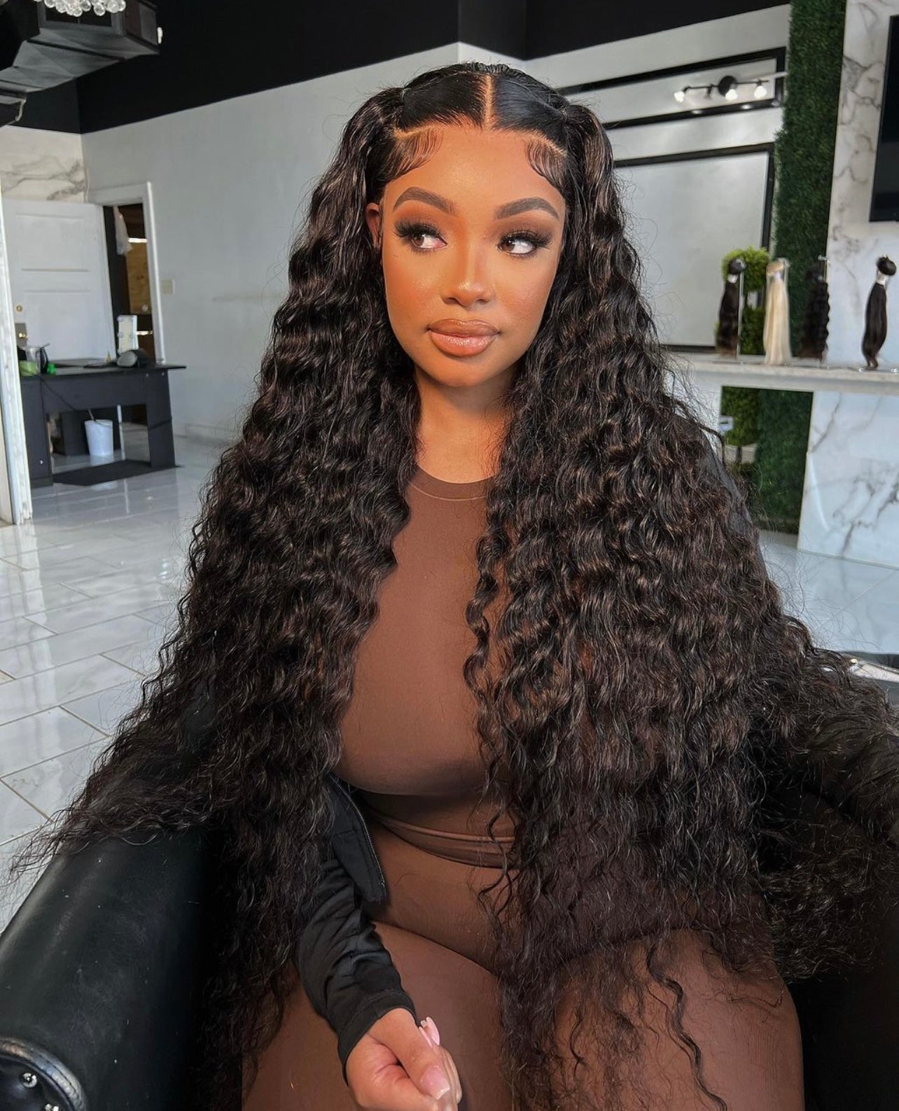 13X6 HD Extra Long Deep Wave Wig 32”-34” (Same Day)