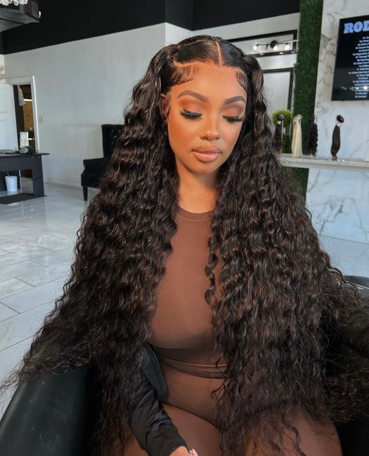 13X6 HD Extra Long Deep Wave Wig 32”-34” (Same Day)