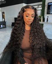 13X6 HD Extra Long Deep Wave Wig 32”-34” (Same Day)