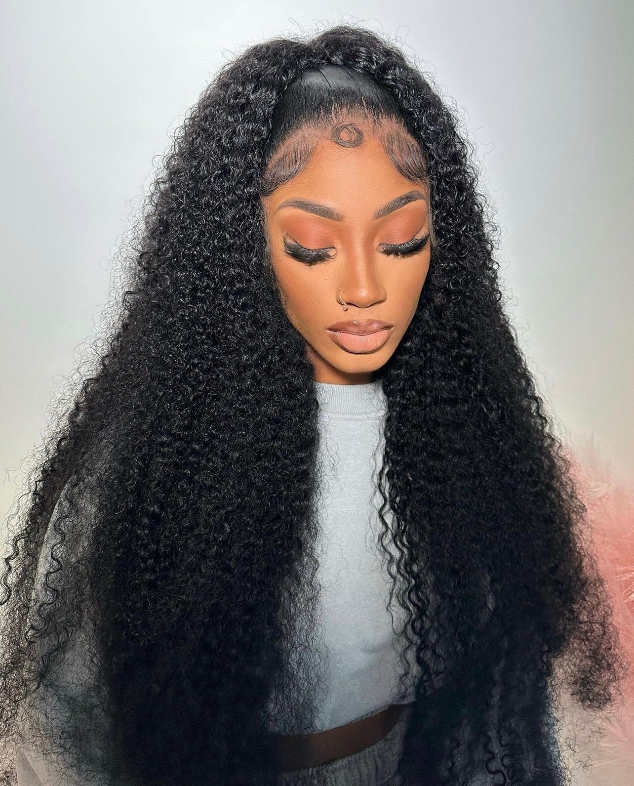 13X6 HD Raw Extra Long Aruba Curl Wig 28”-36” (Same Day)