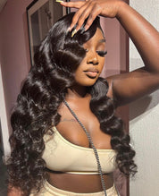 13X6 HD Raw Loose Wave Wig 22”-26” (Same Day)