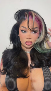 13X6 HD Two Tone Body Wave Frontal Wig 24”