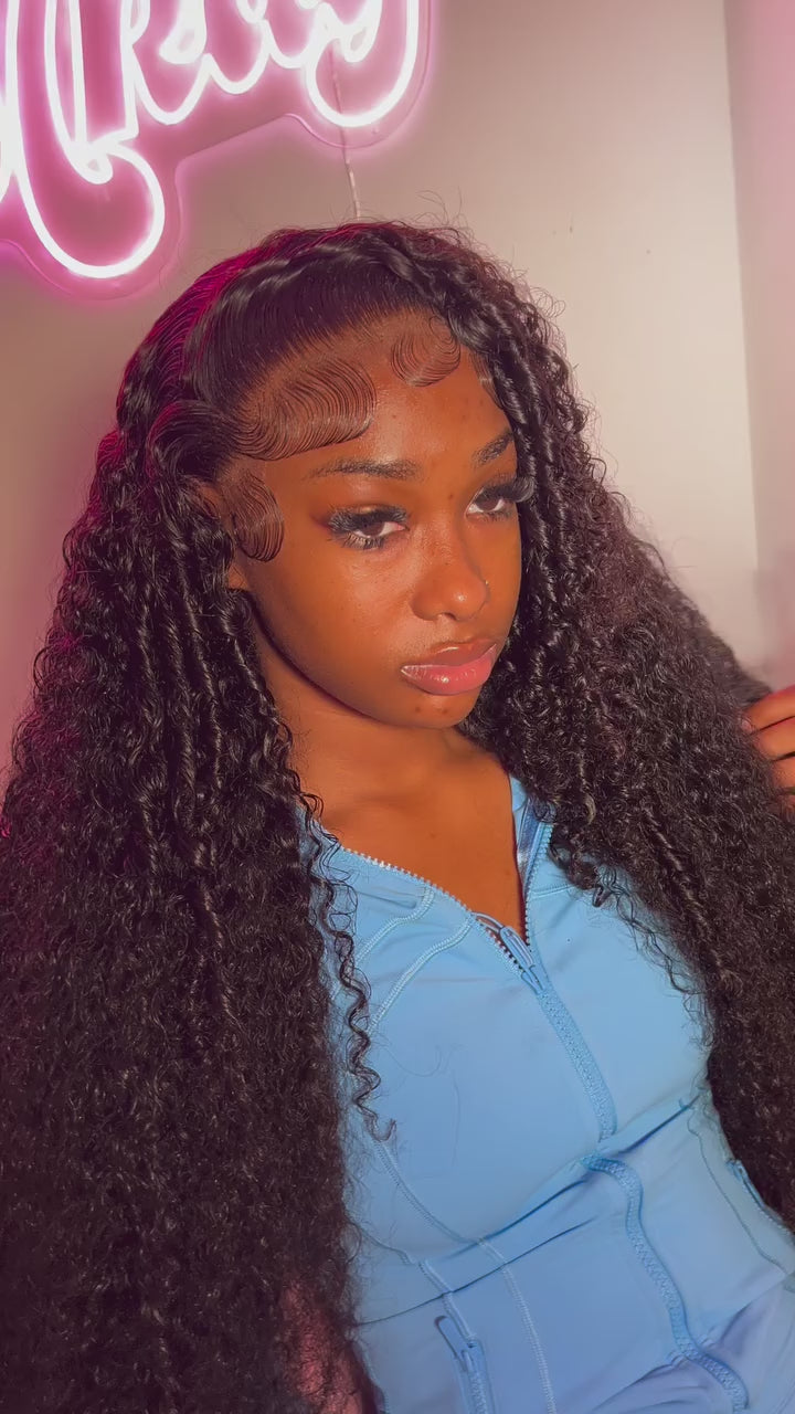 13X6 Film HD Aruba Curl Frontal Wig 🇦🇼