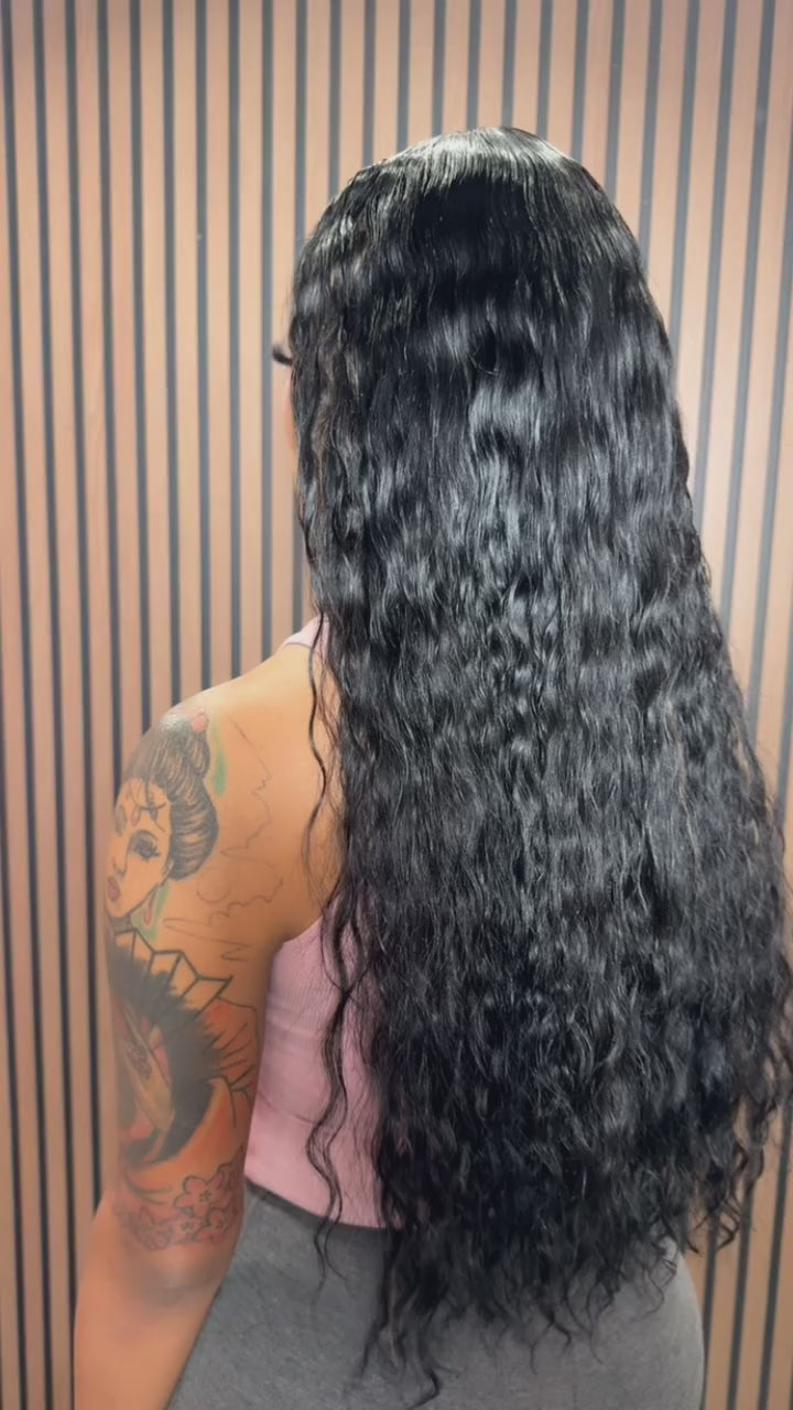 13X4 HD Natural Wavy Frontal Wig 24” (Same Day)