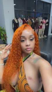 13X6 HD Virgin Blonde Curly Frontal Wig 30” ~ HAIR ON HAND