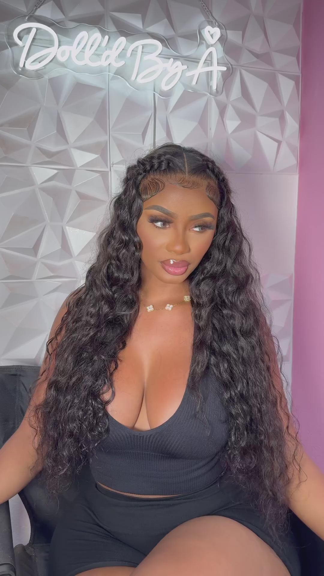 13X6 HD Raw Deep Wavy Frontal Wig 30” (Small Cap)