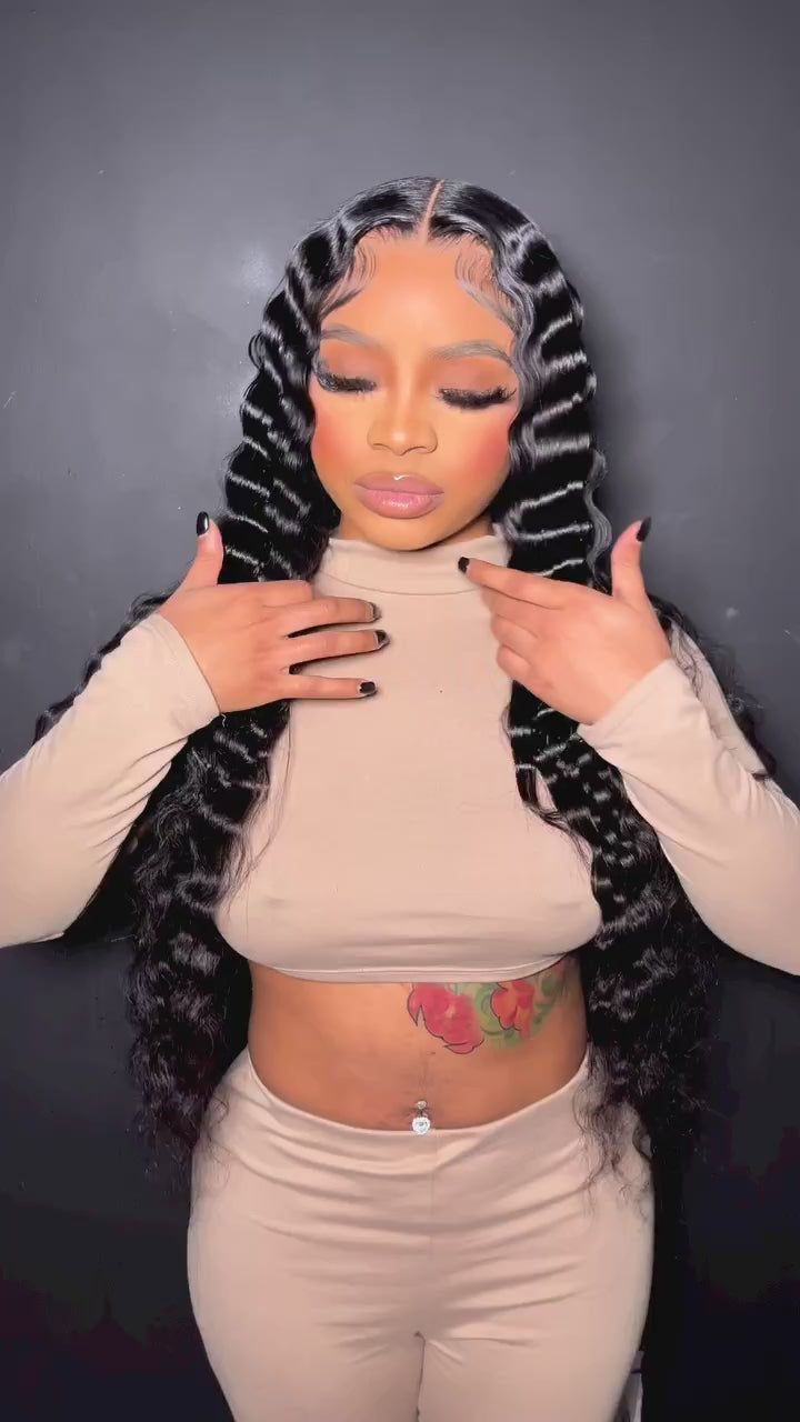 13X4 Film HD Body Wave Frontal Wig 30” (Same Day)