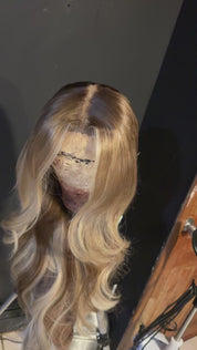 13X6 HD “Robbie” Blonde Body Wave Wig 26”