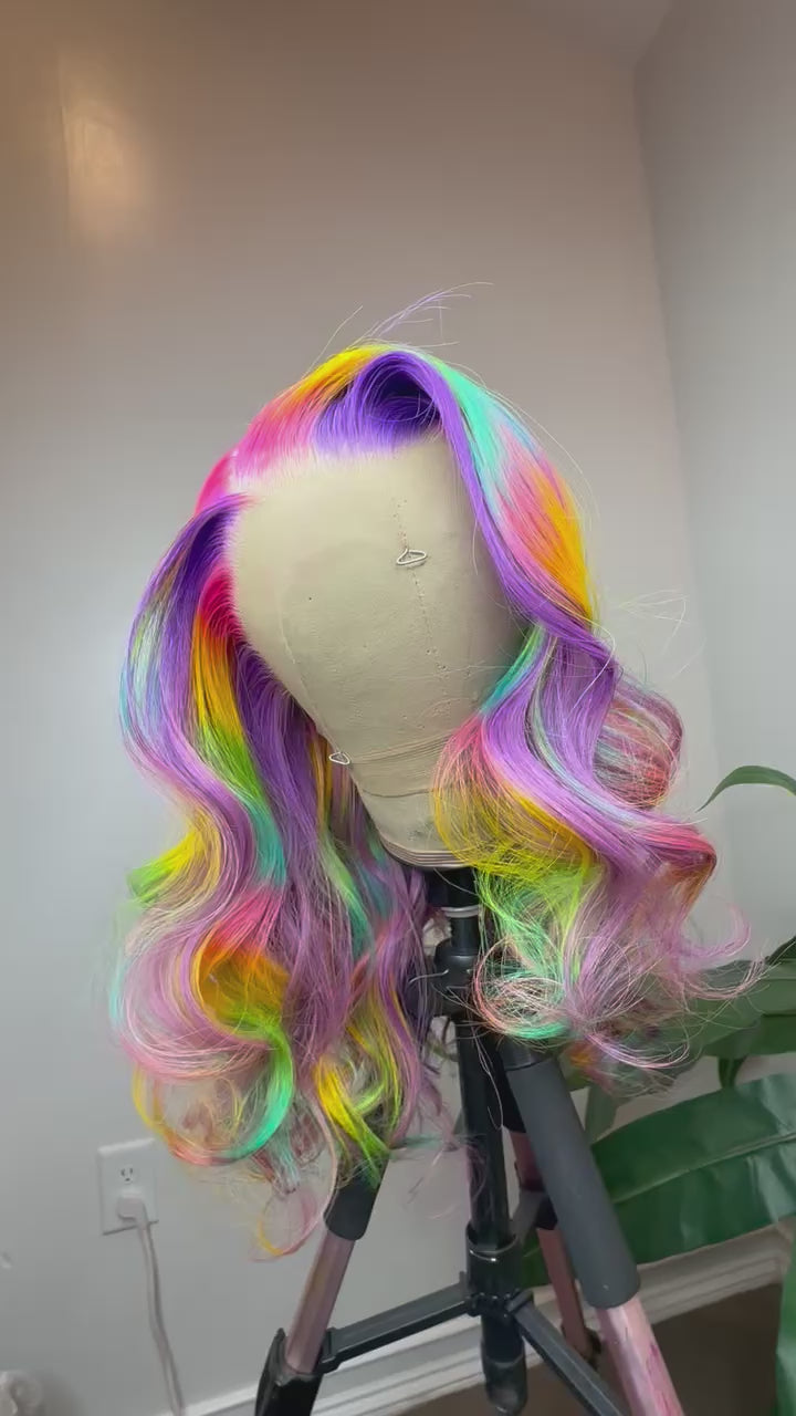 28. 13X4 HD Raw Easter Egg Frontal Wig 22”✔️