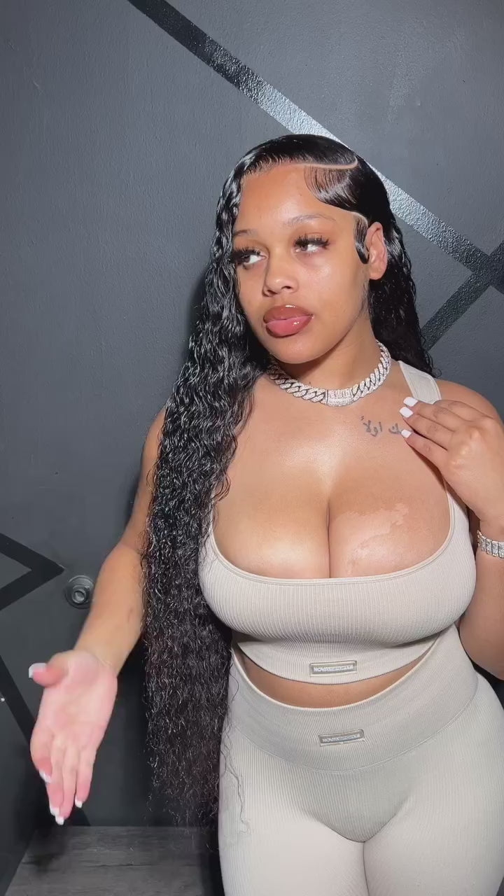 HD Natural Wave Hair Full Frontal Wig (Peruvian Hair)