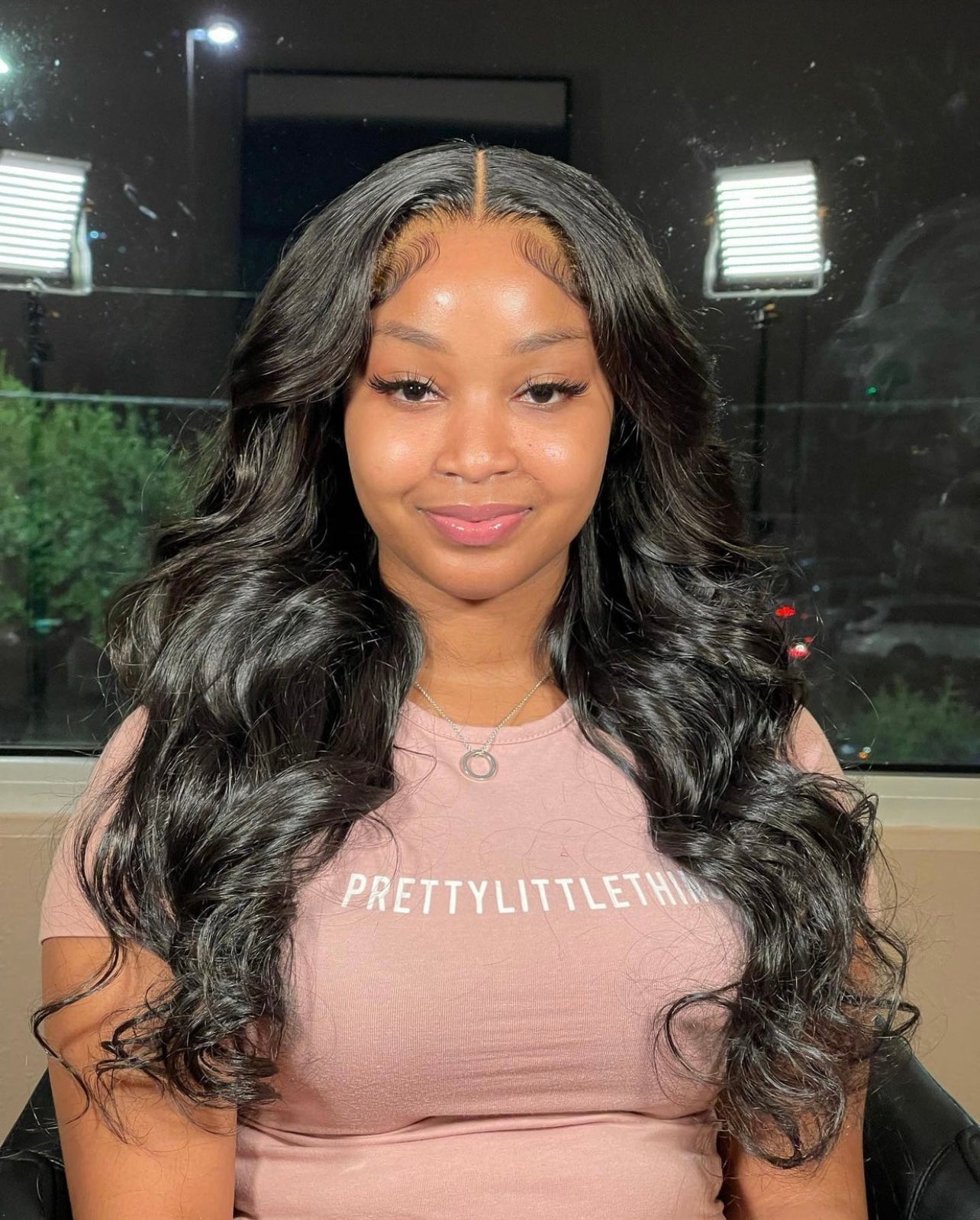 6X6 Transparent Body Wave Closure Wig 24” (Same Day)