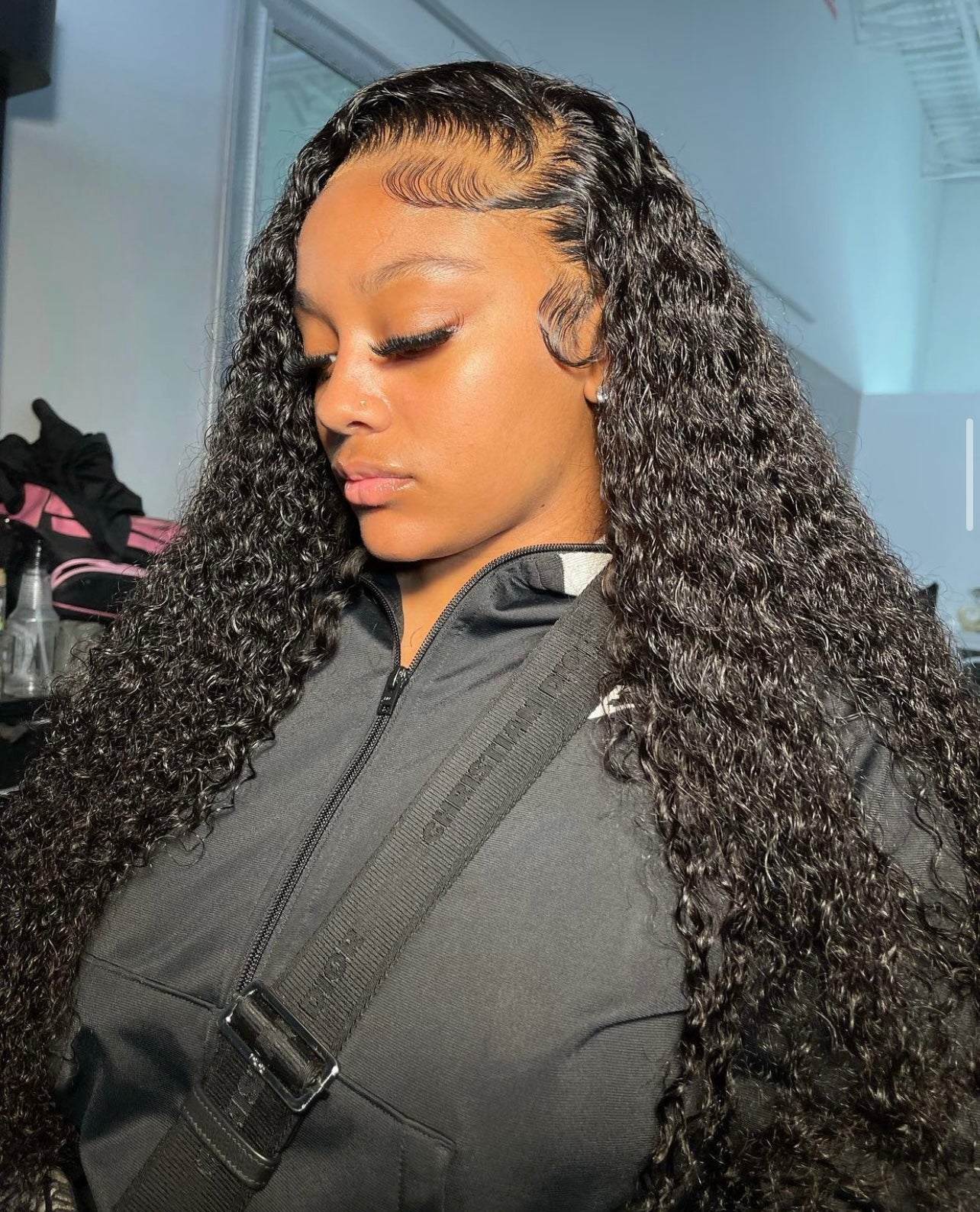 13X4 HD Deep Curly Frontal Wig 16”-30” (Same Day)