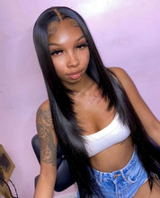 6X6 HD Straight Closure Wig 16”-26” (Same Day)