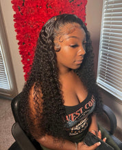 13X4 Brown Lace Deep Wavy Frontal Wig 24”-32” (Same Day)